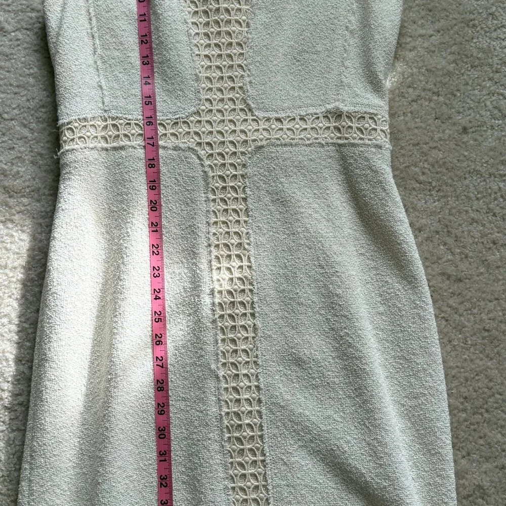 Rebecca Taylor Dress. Size 8, Cream - Picture 6 of 9
